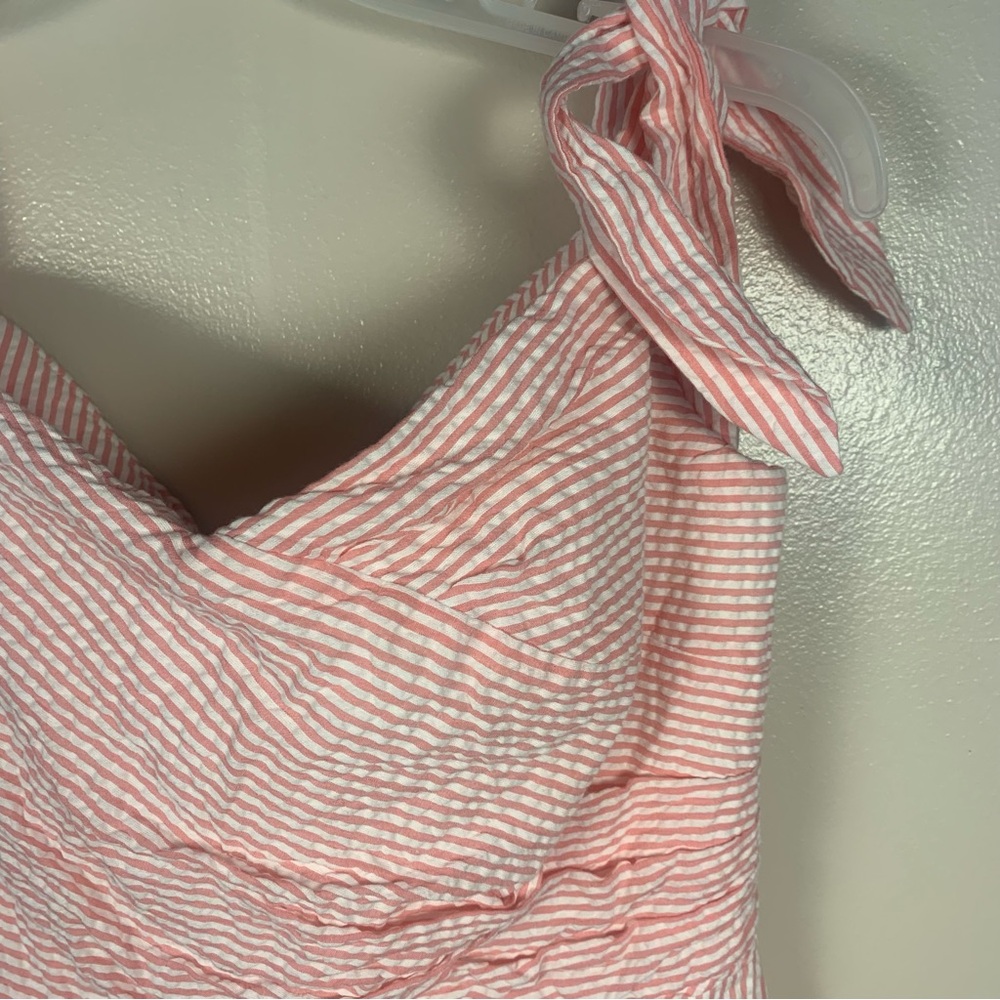 J.Crew Party Striped Off Shoulder Boned Dress - Picture 4 of 13